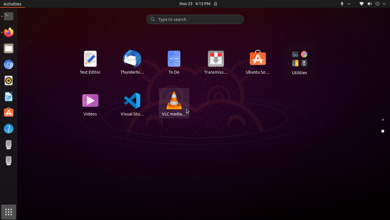 Scroll down and find a VLC media player
